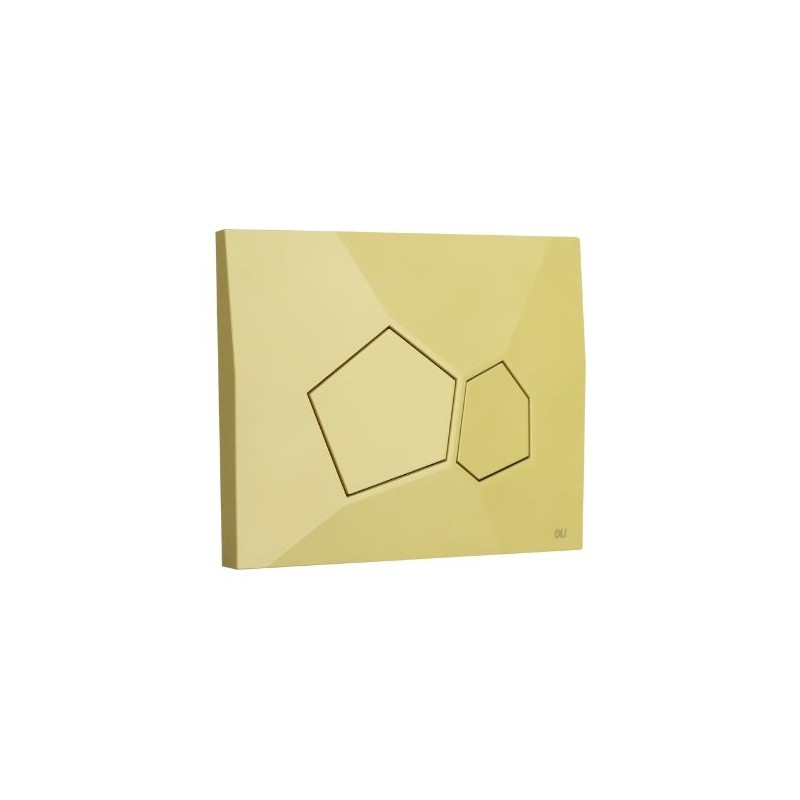Pulsador OLI Voronoi Arabic Stone | Doble Descarga Mate