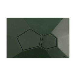 Pulsador OLI Voronoi Forest Terra | Doble Descarga Mate