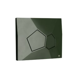 Pulsador OLI Voronoi Forest Terra | Doble Descarga Mate