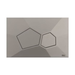 Pulsador OLI Voronoi Urban Concrete | Doble Descarga Mate