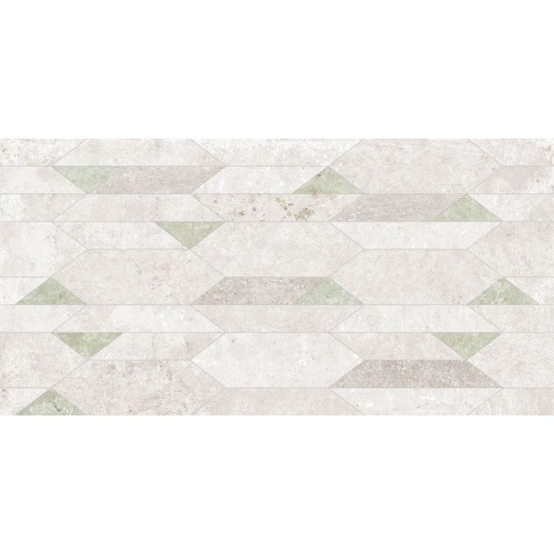 Aparici Noho Stamp Natural porcelánico decorado cemento 49,75x99,55