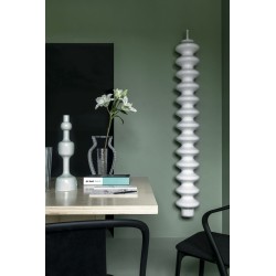 CONJUNTO 4 RADIADORES MILANO RAL 9010 CON VÁLVULAS