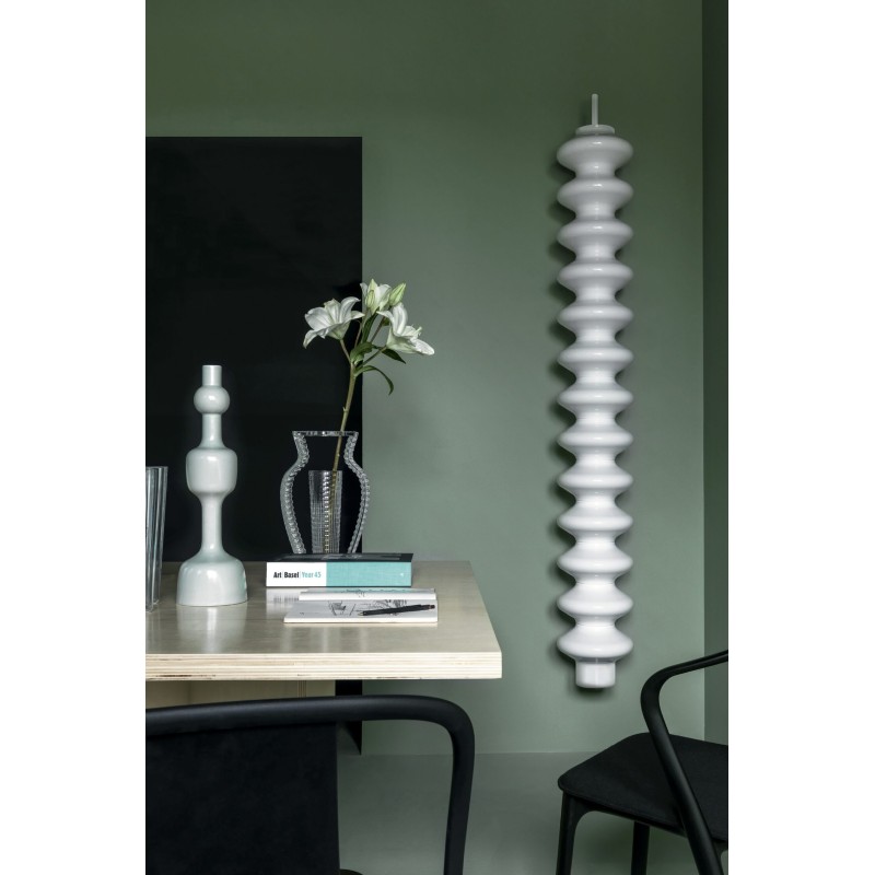 CONJUNTO 4 RADIADORES MILANO RAL 9010 CON VÁLVULAS