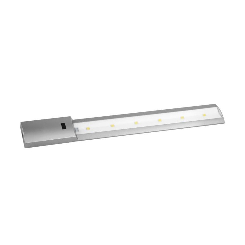 Regleta LED Plata 44cm 7W 6400K con Sensor de Movimiento