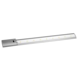 Regleta LED Plata 60cm 10W 6400K con Sensor de Movimiento