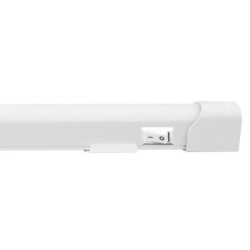 Regleta LED T8 Blanca 150cm 24W 6400K con Interruptor