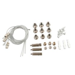 Kit Cable Acero Colgador Panel LED 60x60cm