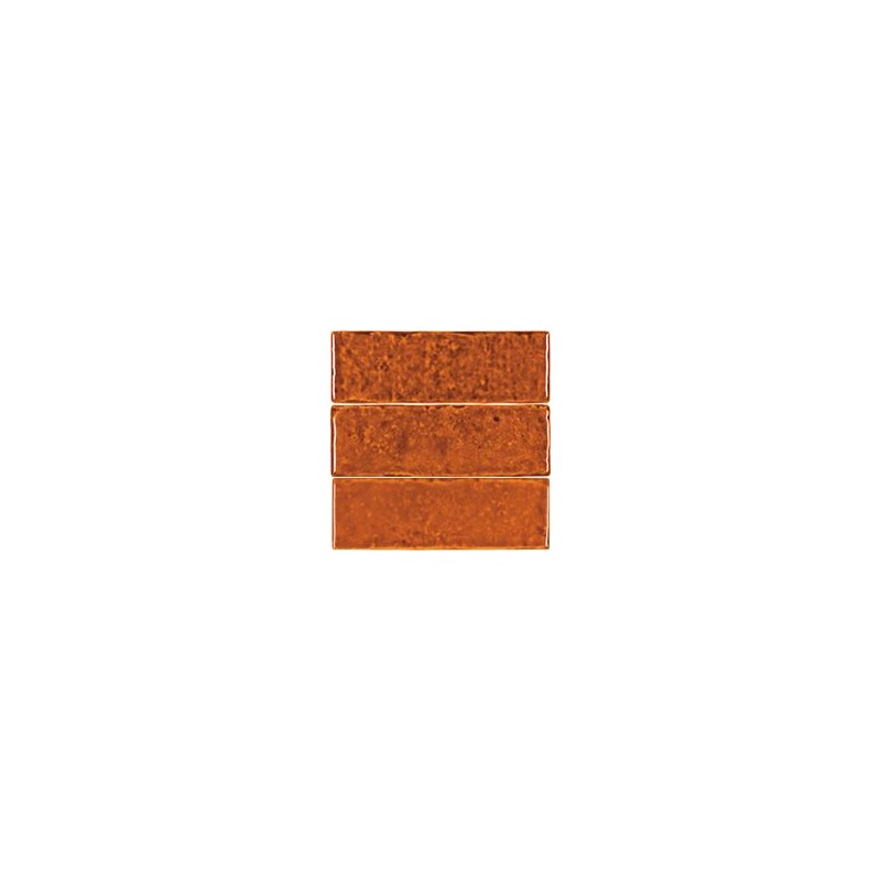 Azulejo Terre Blood Orange brillo 5x15 Cevica