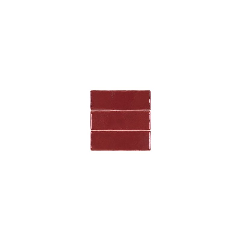 Azulejo Terre Burgundy brillo 5x15 Cevica