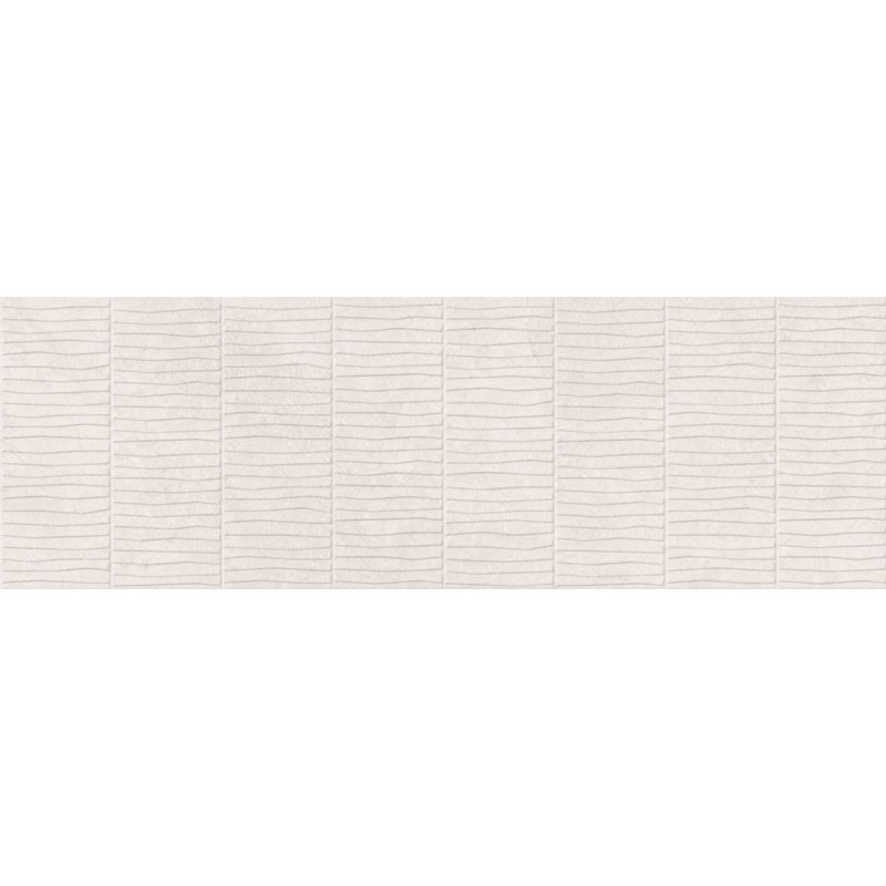 Revestimiento relieve Olatua White 33,3x100 TAU Cerámica