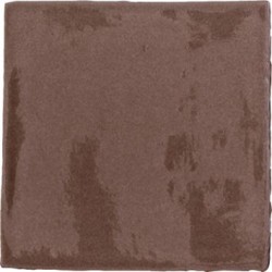 Azulejo Provenza Tabaco craquelé brillo 13x13 Cevica