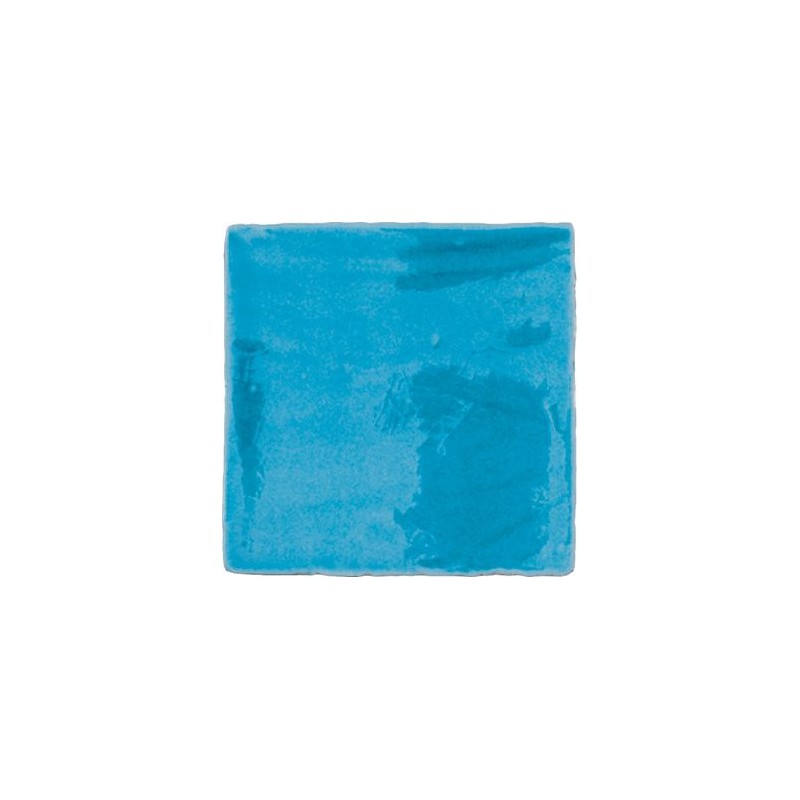 Azulejo Provenza Azul Cielo craquelé brillo 13x13 Cevica