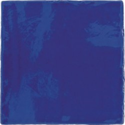 Azulejo Provenza Cobalto craquelé brillo 13x13 Cevica
