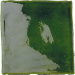 Azulejo Provenza Verde Vic craquelé brillo 13x13 Cevica
