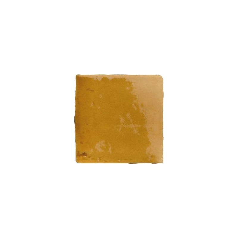 Azulejo Provenza Amarillo craquelé brillo 10x10 Cevica