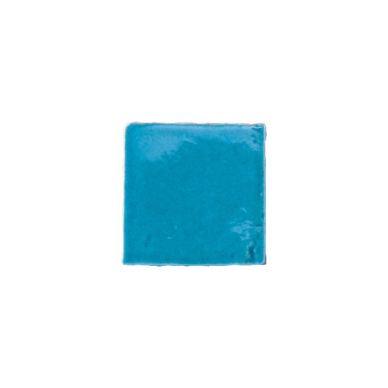 Azulejo Provenza Azul Cielo craquelé brillo 10x10 Cevica