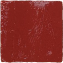 Azulejo Provenza Rojo Antiguo craquelé brillo 10x10 Cevica