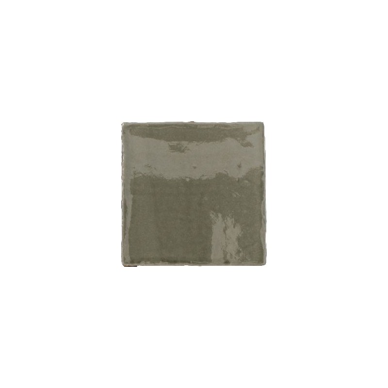 Azulejo Provenza Verde Alga craquelé brillo 10x10 Cevica