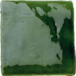 Azulejo Provenza Verde Vic craquelé brillo 10x10 Cevica