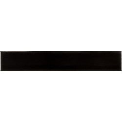 Azulejo Funky Ebony brillo 5x30 Cevica
