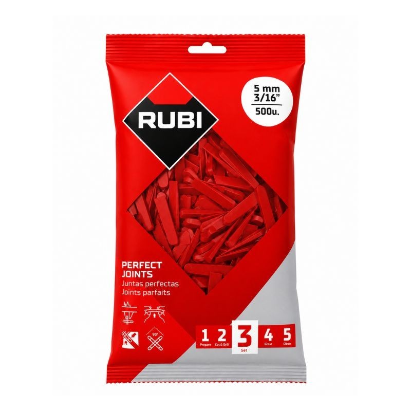 BOLSA 500 CUÑAS PARA JUNTAS 5 MM