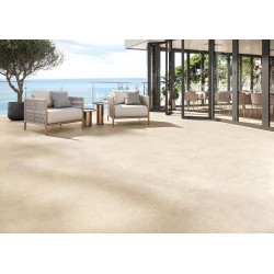 Gres porcelánico Sienyx Beige Grip+ 120x120 antideslizante R11 C3 efecto piedra Colorker