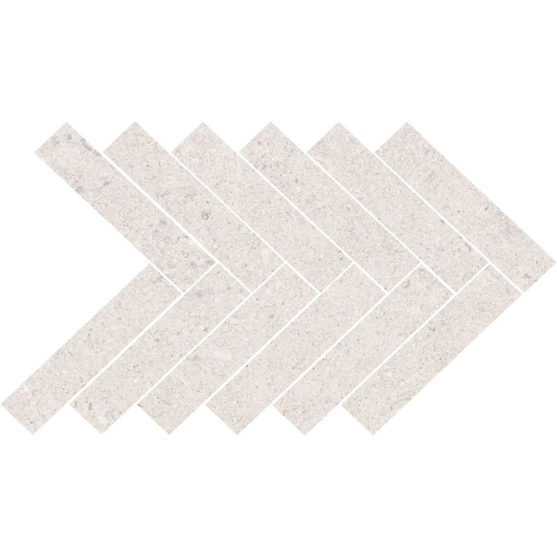 Mosaico Malla Calcare Hueso Brushed 39x22 cm - TAU Cerámica
