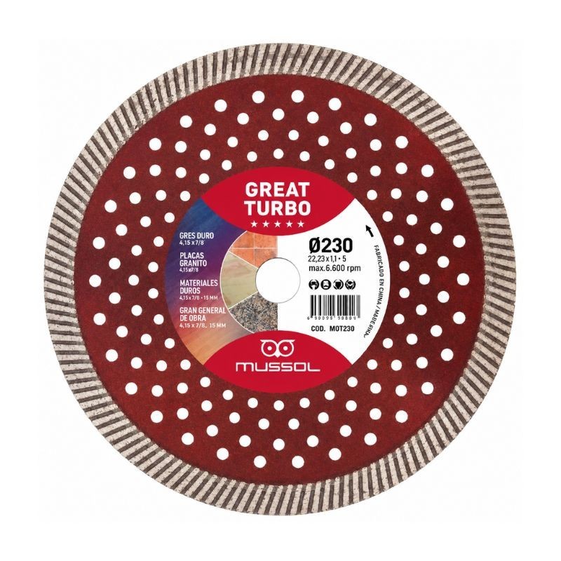 DISCO DE DIAMANTE GREAT TURBO 115