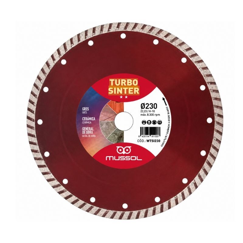 DISCO DE DIAMANTE TURBO SINTER 115
