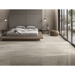 Flavia Duna Semi-pulido efecto mármol travertino 60x120