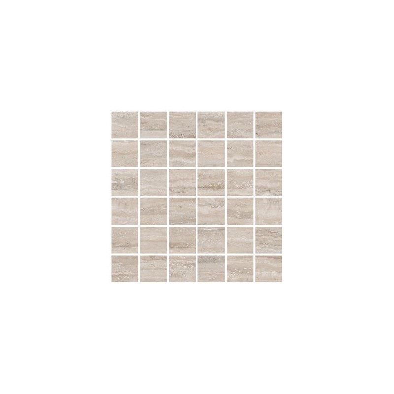Mosaico Flavia Duna efecto mármol travertino 30x30