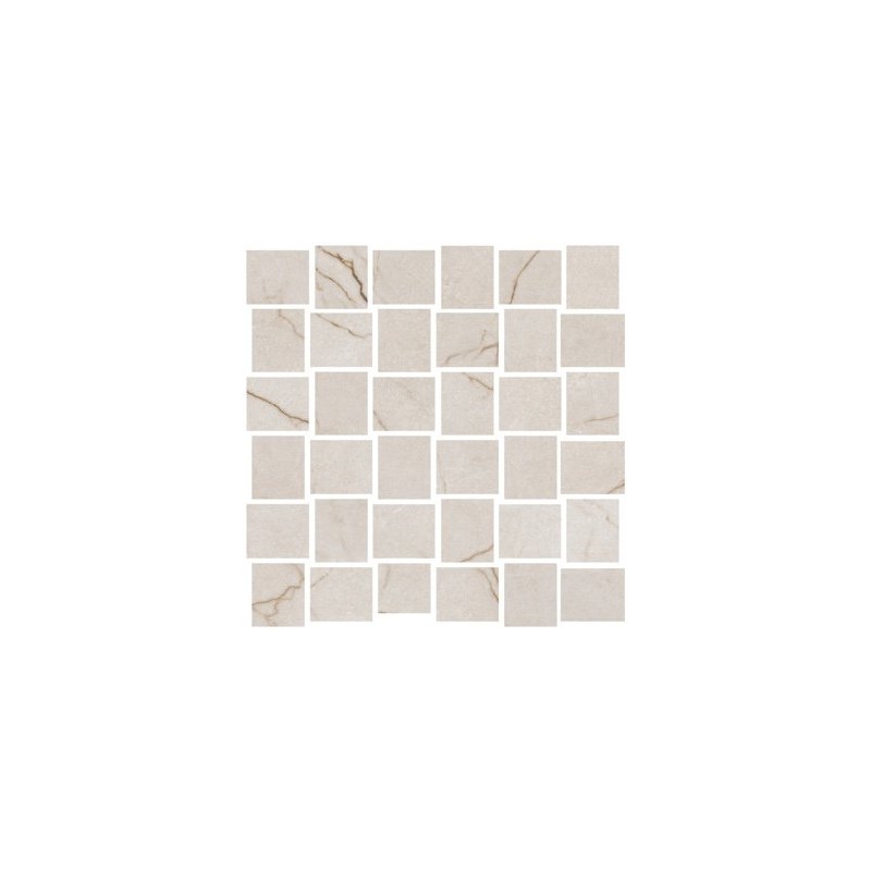 MOSAICO RAFFAELLO LUXURY CREAM MATE SEDOSO 28X28 - Argenta Cerámica