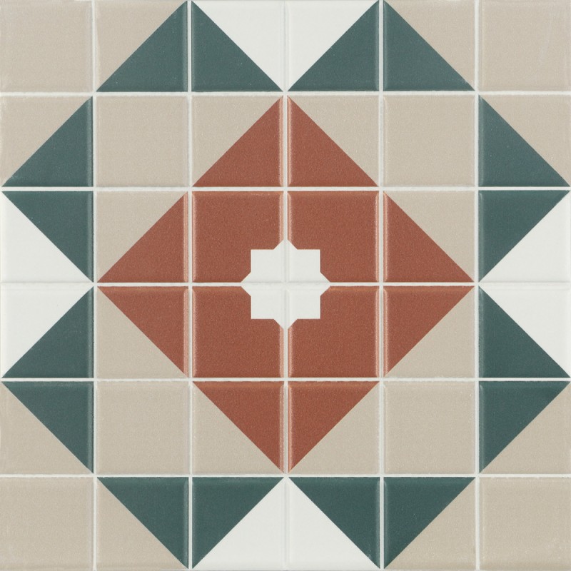 AZULEJO MINTONS BALMORAL 20X20 DUNE