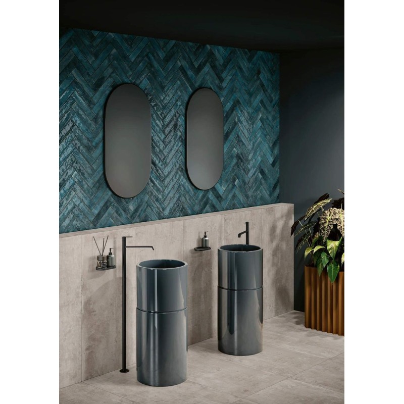 KECH BRICK COBALT BRILLO 30X60