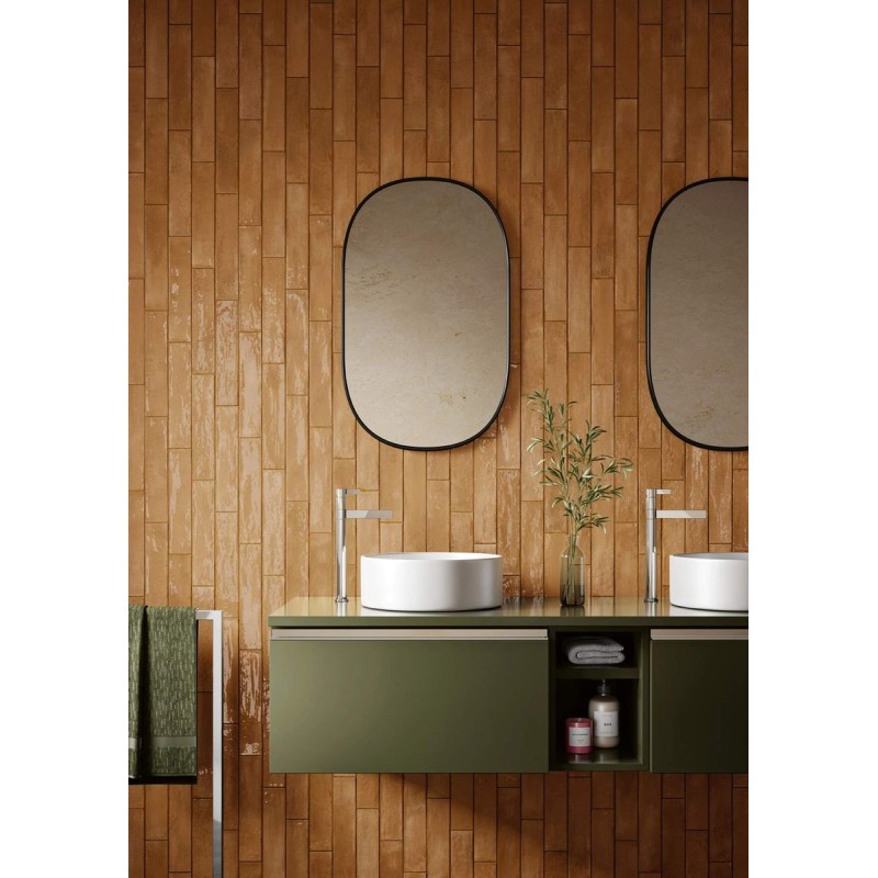 KECH BRICK CARAMEL BRILLO 30X60