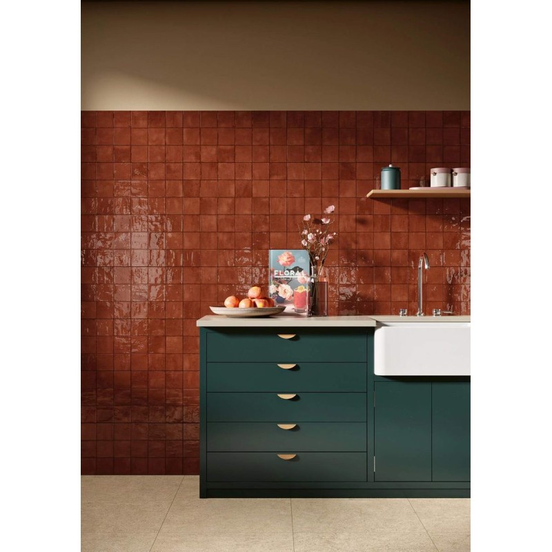 KECH SQUARES AUTUMN BRILLO 10X10 RECTIFICADO
