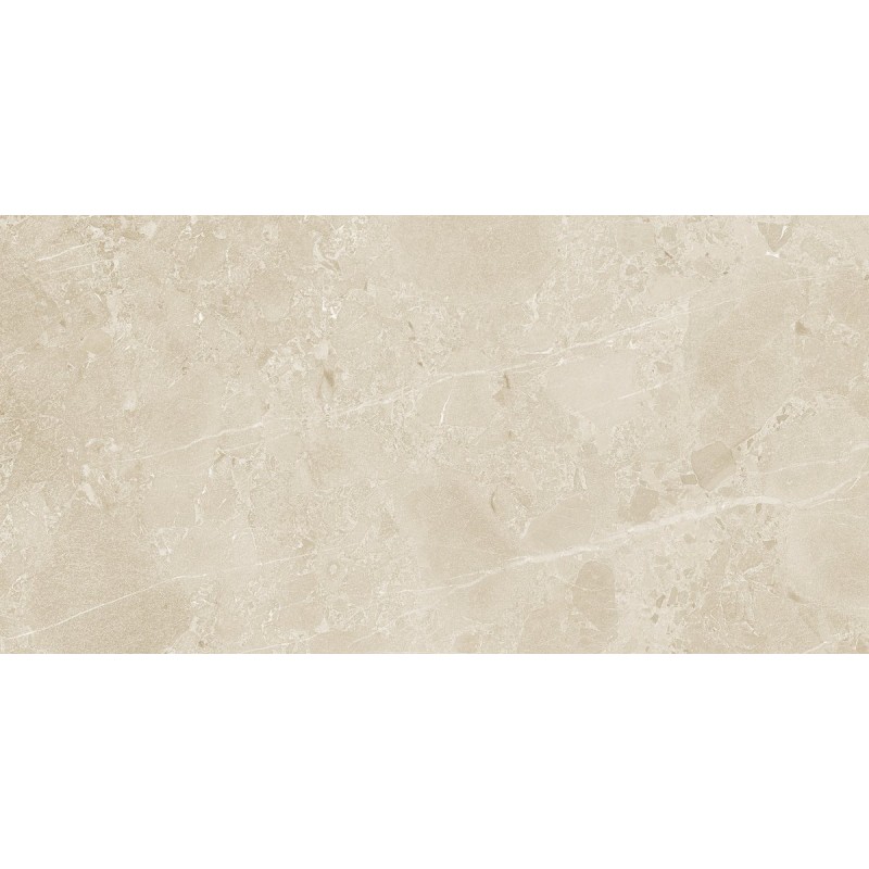 Azulejo efecto Piedra Pulse de Mikonos para pavimento y revestimiento CREAM Mate 60x120