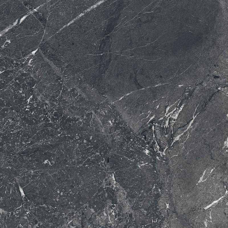Azulejo efecto Piedra Pulse de Mikonos para pavimento y revestimiento BLACK Mate 60x60