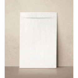 Plato de Ducha Nilo Blanco 140x70 cm Resina Antideslizante