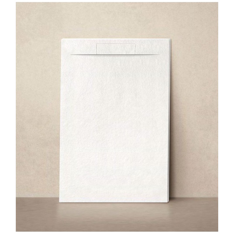 Plato de Ducha Nilo Blanco 140x70 cm Resina Antideslizante