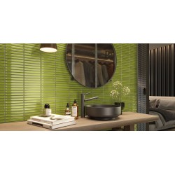 Azulejo efecto Monocolor Stripes de Bärwolf para Baño, Cocina, Decoración
