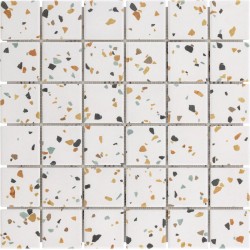 Mosaico efecto terrazo Grip Architecture de Bärwolf para baño, cocina, piscina, exterior, residencial