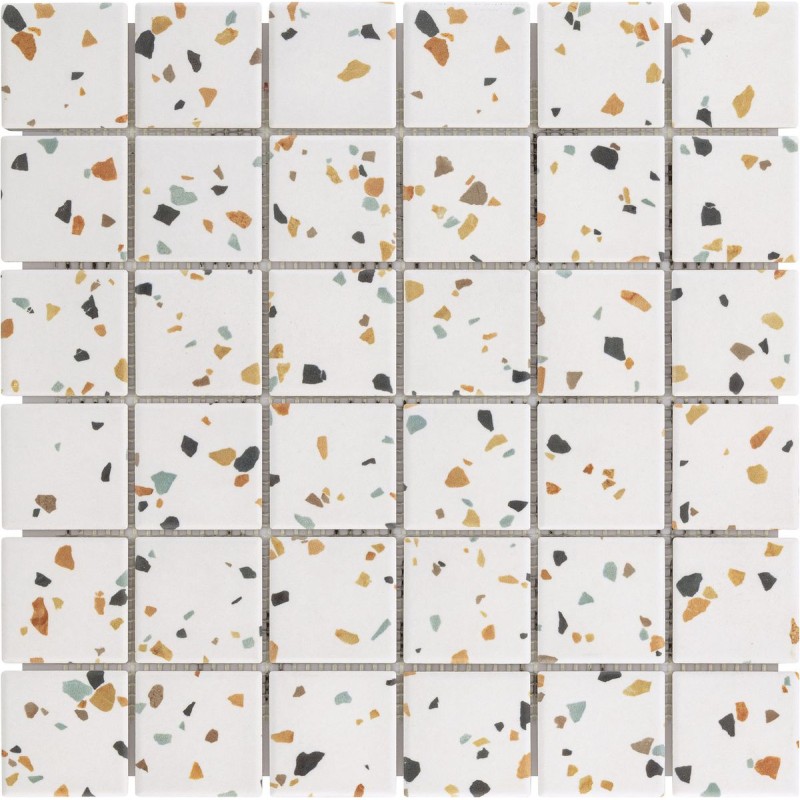 Mosaico efecto terrazo Grip Architecture de Bärwolf para baño, cocina, piscina, exterior, residencial