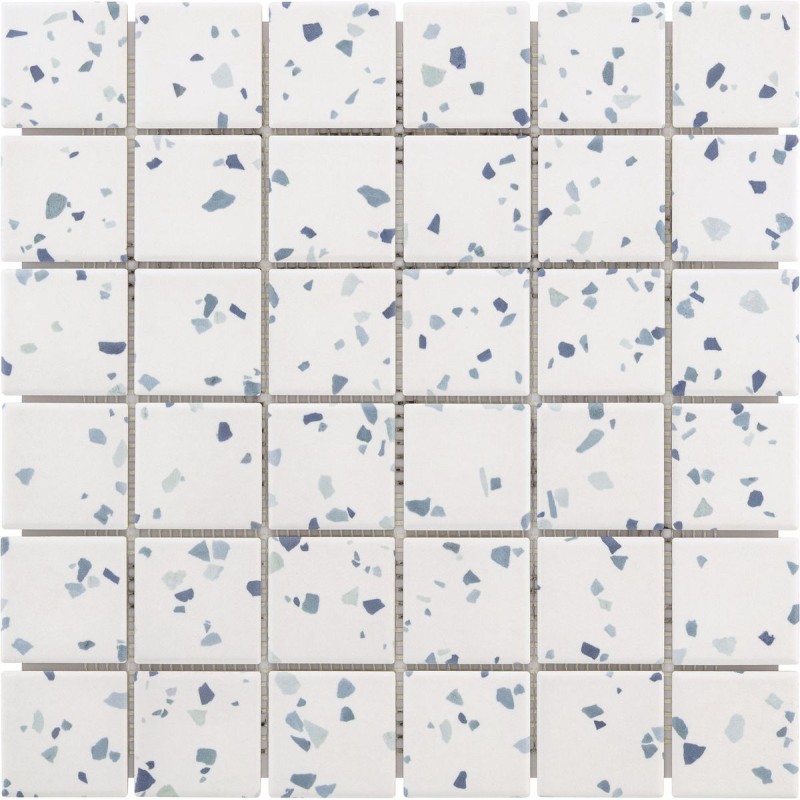 Mosaico efecto terrazo Grip Architecture de Bärwolf para baño, cocina, piscina, exterior, residencial