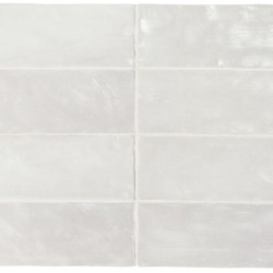 Azulejo Mallorca de Equipe con efecto Monocolor para Baño, Cocina en formato 6,5x20 y color Gris perla.