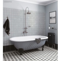 Azulejo Mallorca de Equipe con efecto Monocolor para Baño, Cocina en formato 10x10 y color Azul.