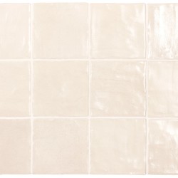 Azulejo Mallorca de Equipe con efecto Monocolor para Baño, Cocina en formato 10x10 y color Crema.