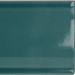 Revestimiento cerámico Equipe Vibe Out Newport Green brillo convexo 6,5x20cm