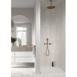 Azulejo monocolor hueso Marmoris de Equipe para baño, cocina y residencial