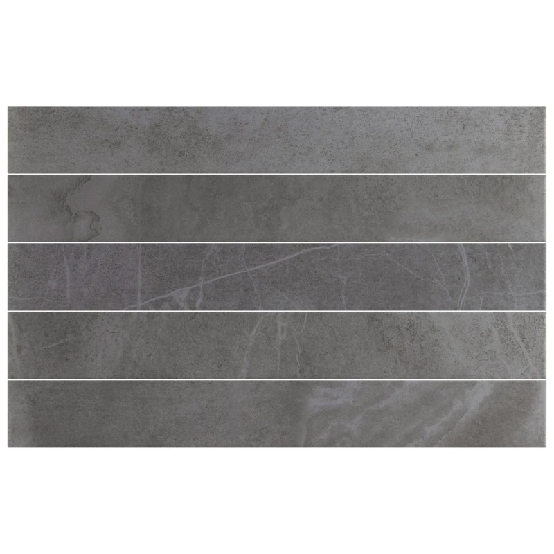 Azulejo monocolor antracita Marmoris de Equipe para baño, cocina y residencial